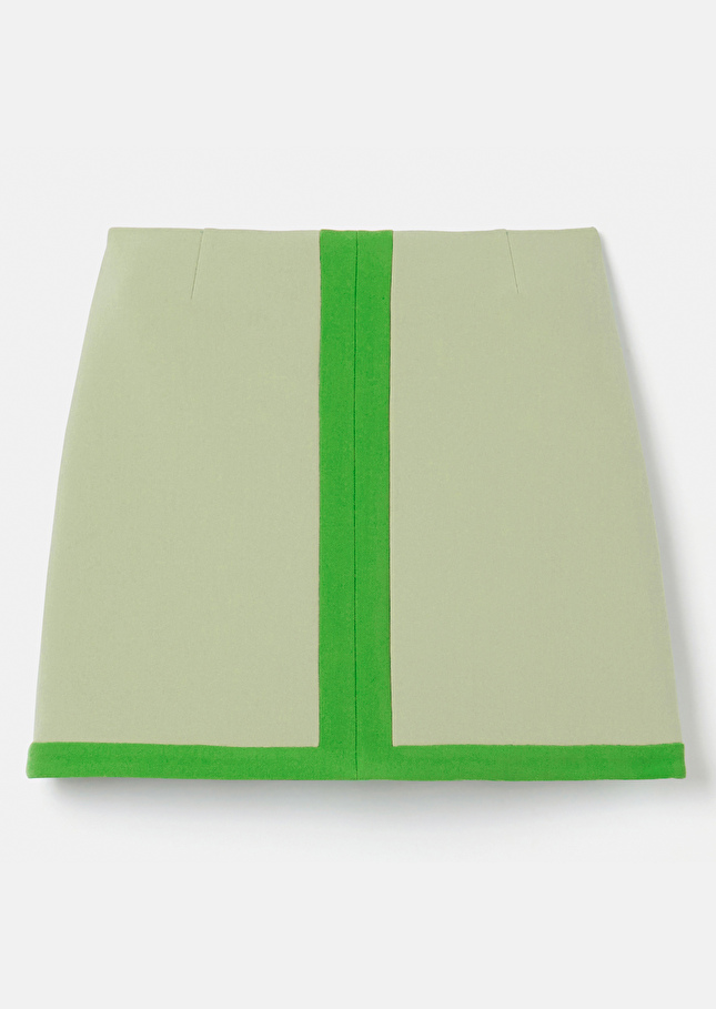 Jupe Juliannaverte en toile double