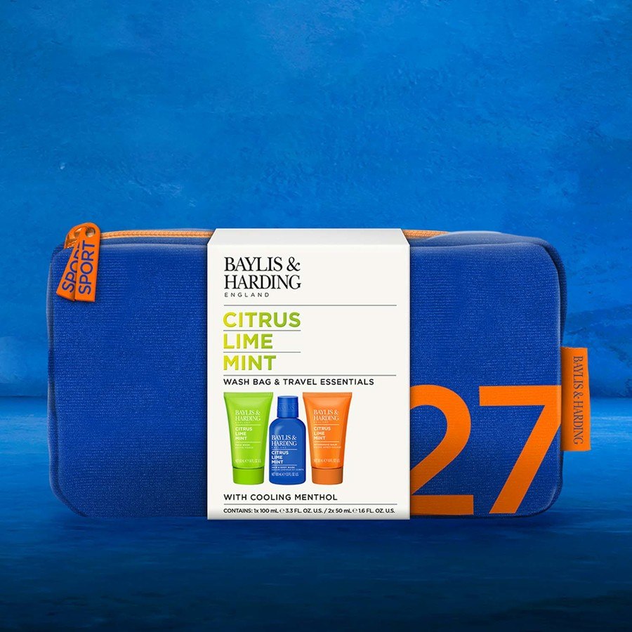 Baylis & Harding Men`s Citrus, Lime & Mint Wash Bag Set