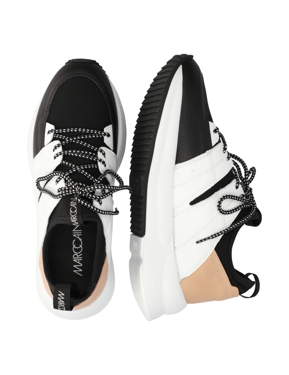 Lederkombination Sneaker