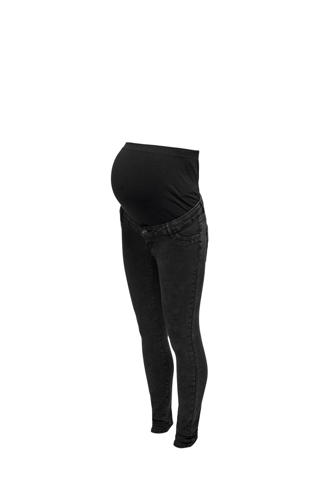 ONLY MATERNITY high waist skinny zwangerschapsjeans OLMROSE washed black
