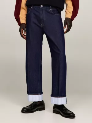 Calça jeans Crest Regular Fit com barra dobrada