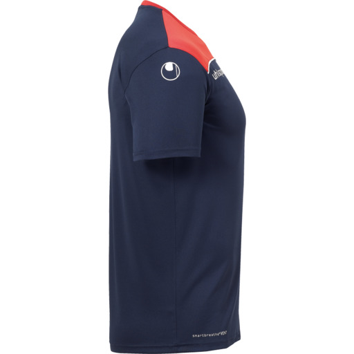 Camisa Offense 23 Poly Azul Marinho/Vermelho/Branco Uhlsport