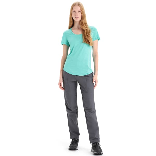 T-shirt randonnée ICEBREAKER W SPHERE II SS SCOOP TEE FRESH HTHR