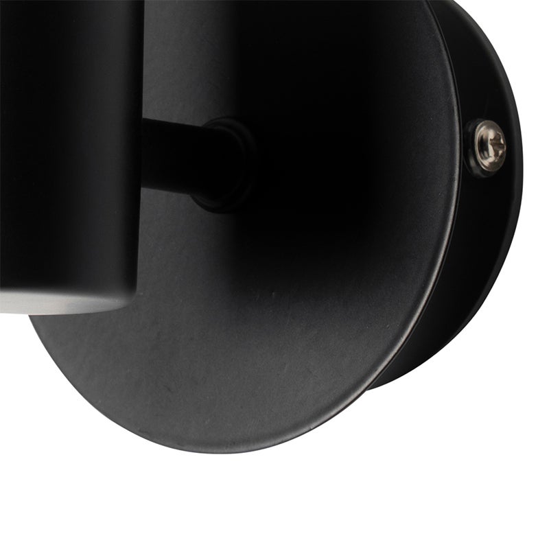 Moderne wandlamp, zwart, IP44 - Cederic Up