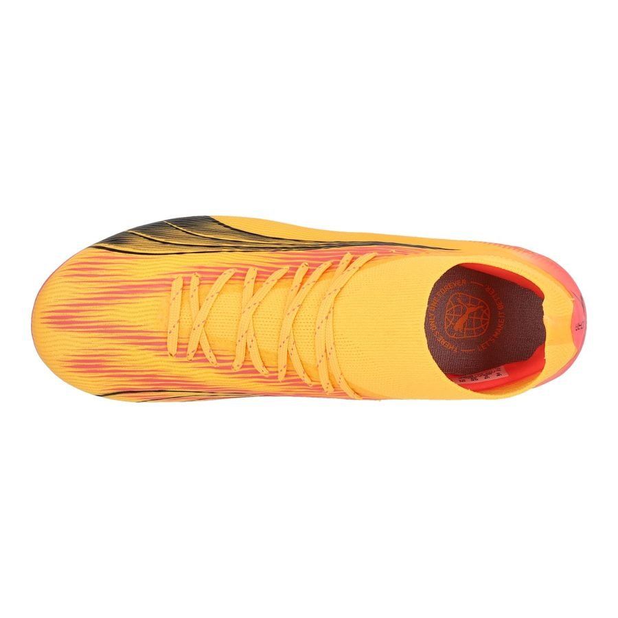 PUMA Ultra Pro FG/AG Forever Faster - Sun Stream/Noir/Crépuscule Enfant