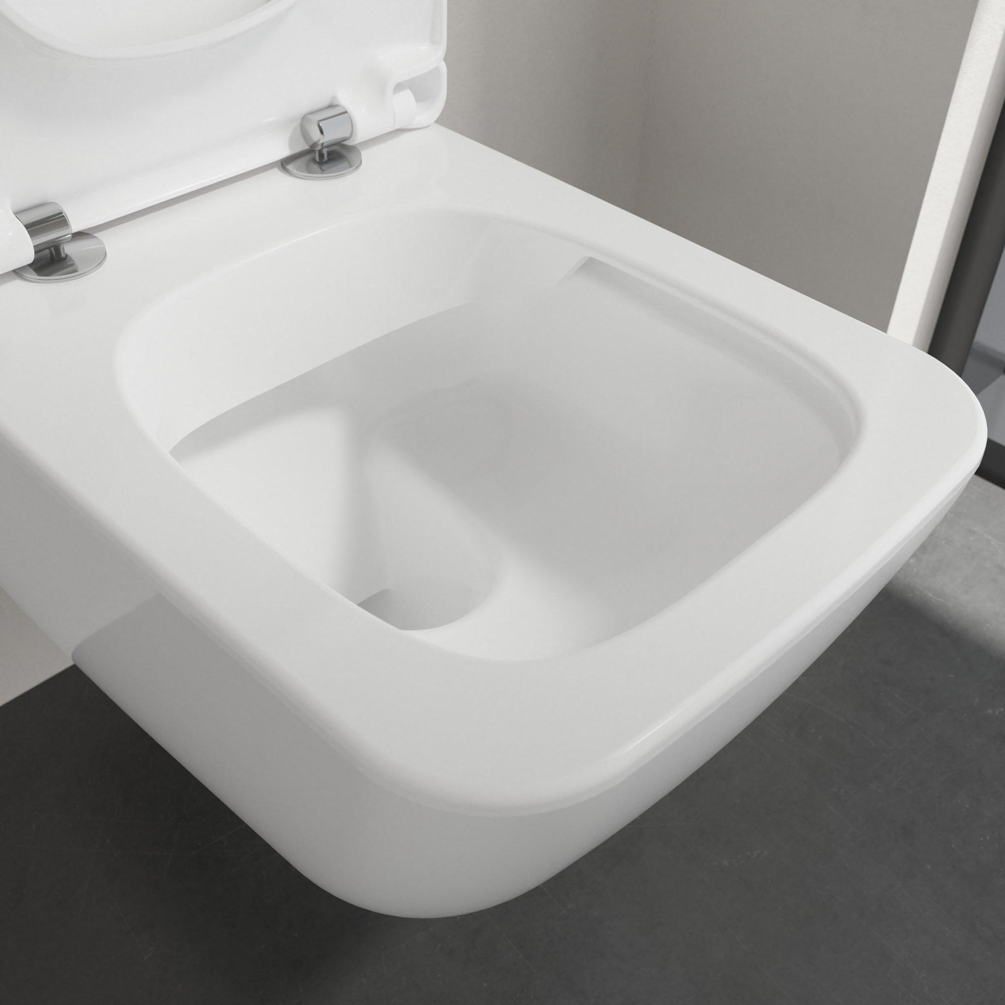 Villeroy & Boch Venticello randloos toilet CeramicPlus wit glans