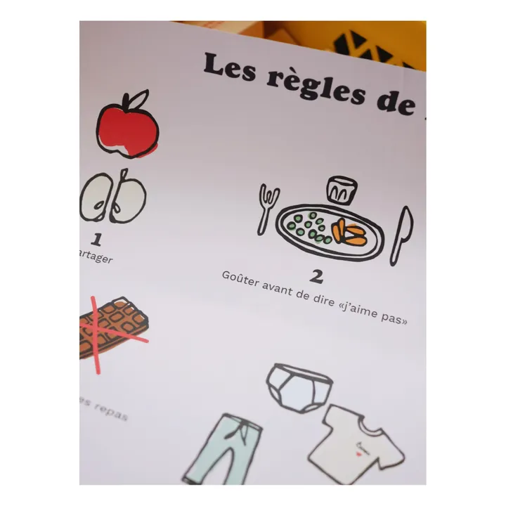 Mathilde Cabanas Affiche Les règles de la maison