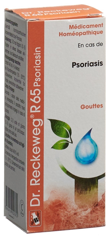 RECKEWEG R65 Psoriasin<br>50 ml, Flasche, Tropfen zum Einnehmen, Flüssigkeit