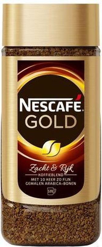 Nescafé - Gold - Oploskoffie - 120 Kopjes - Arabica en Robusta Koffiebonen