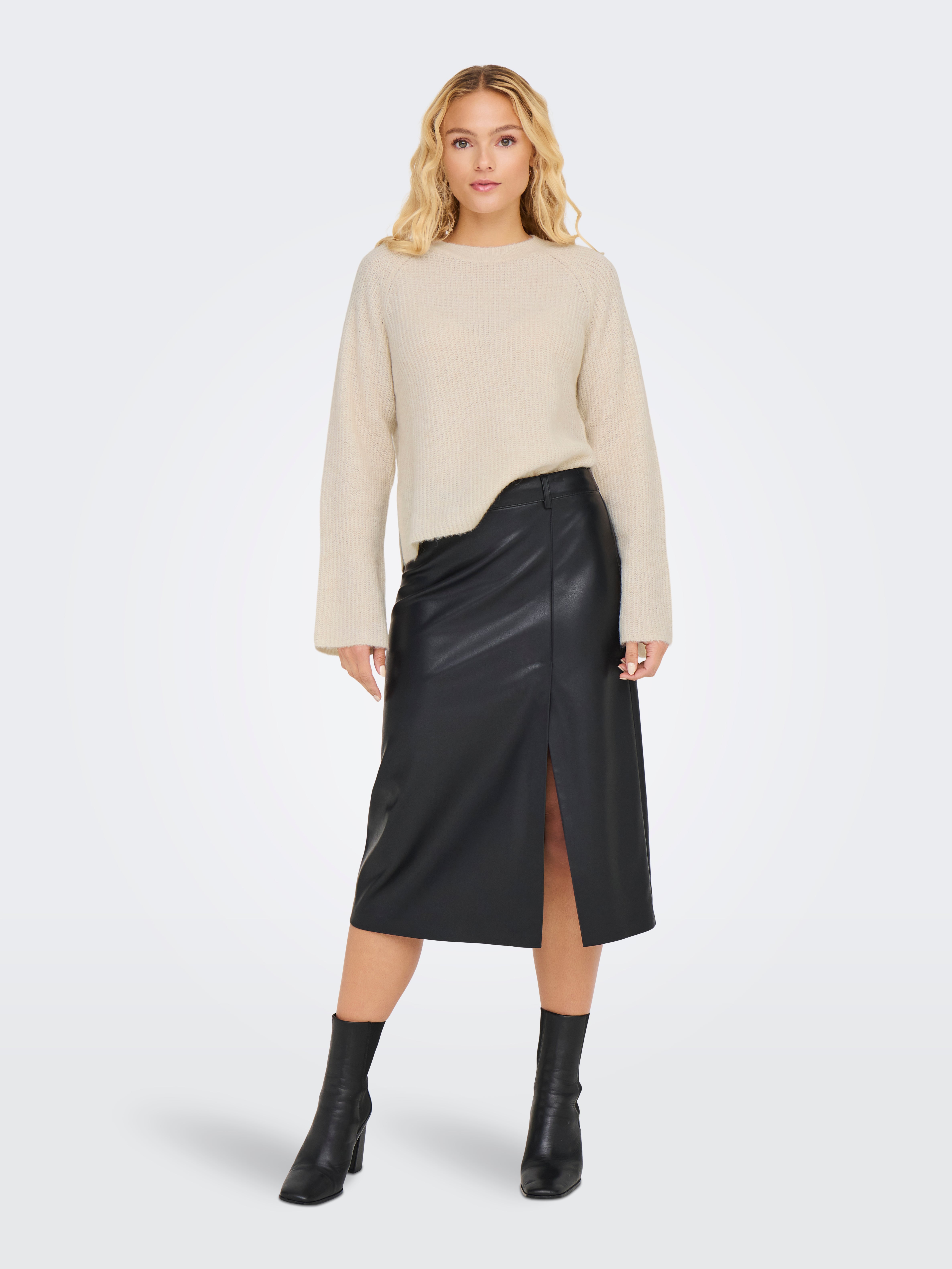 JDYINGEBORG Strickpullover Pumice Stone