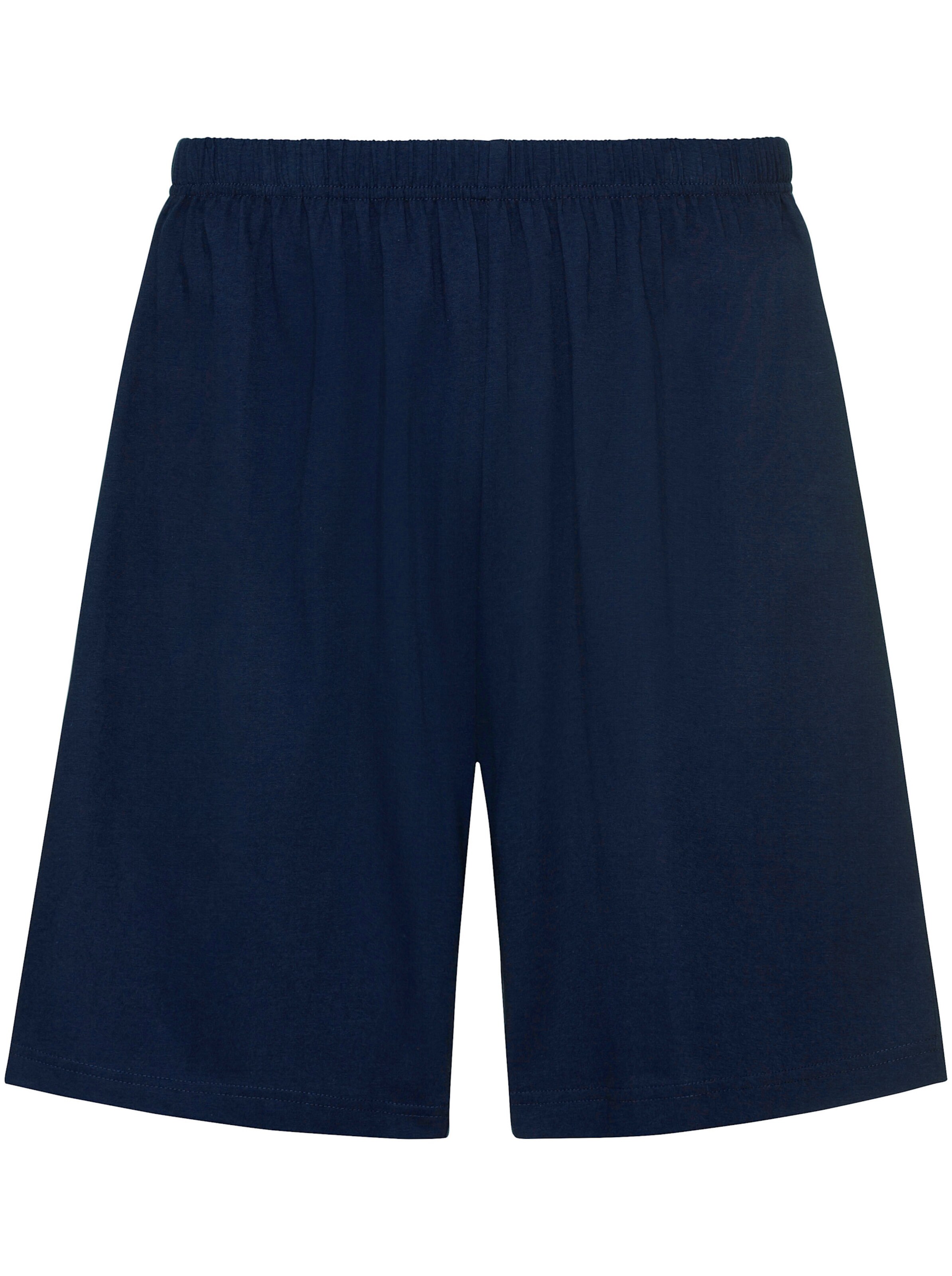 wäschepur men Shorty in marine-gelb-gestreift