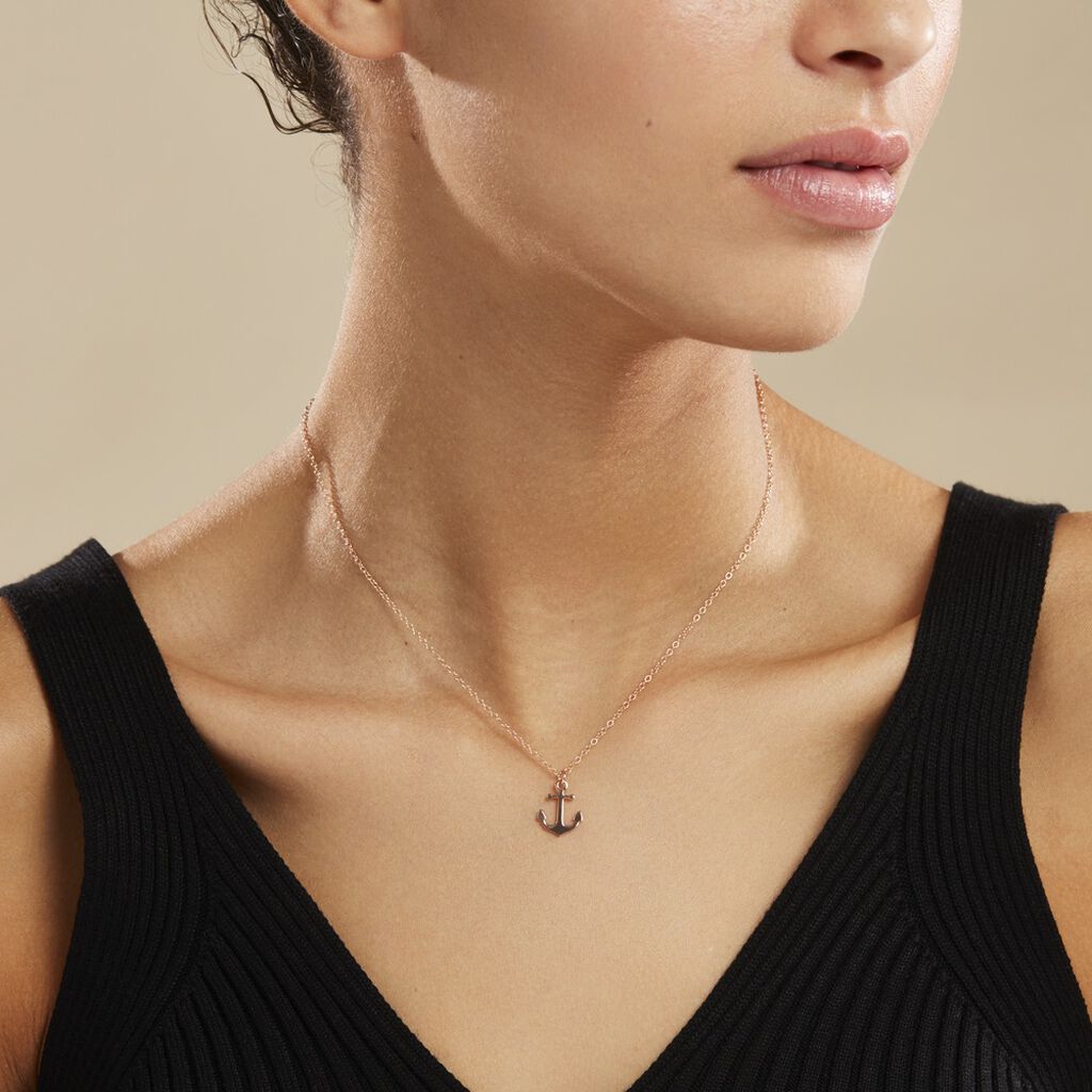 Collier Sacha Argent Rose