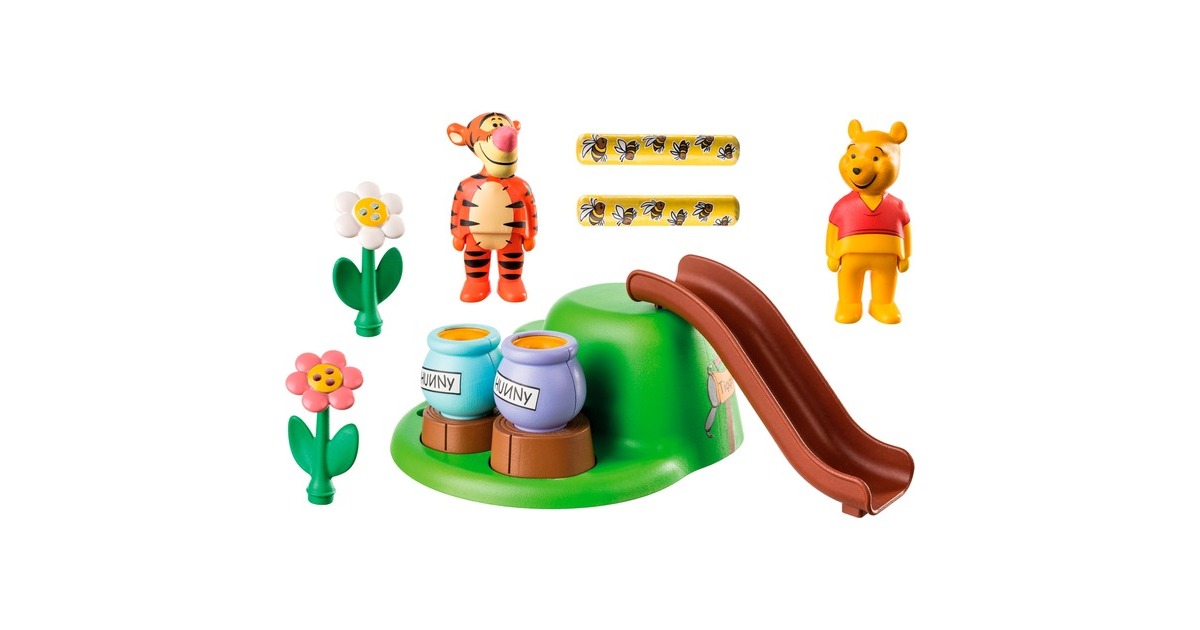 PLAYMOBIL1.2.3 - Winnie de Poeh Bijentuin Constructiespeelgoed  (71317)