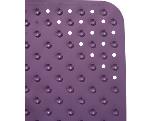 Badmatras RIDDER vlakke bodem 38 x 72 cm paars