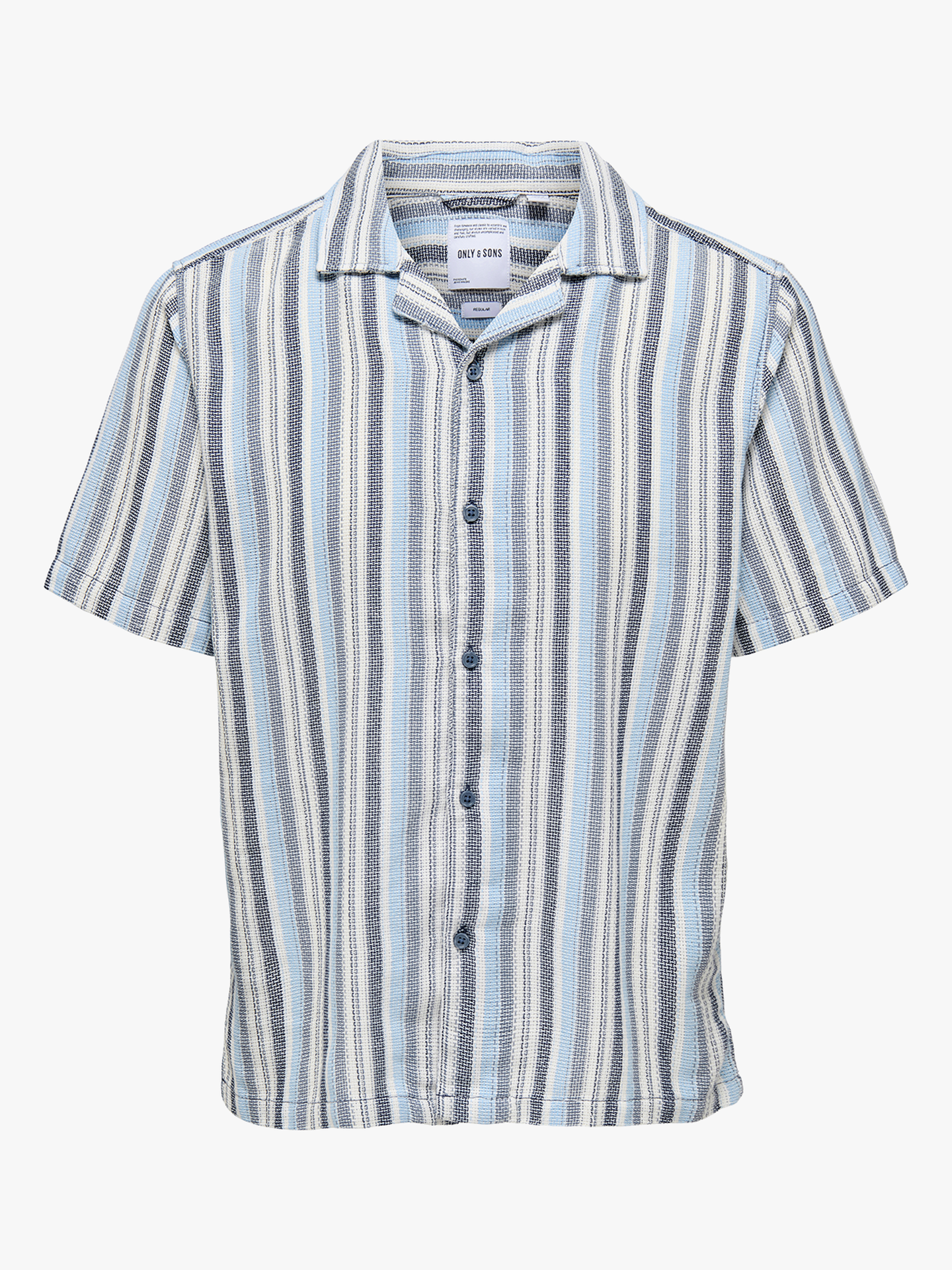 Trev Life Structure Stripe Short Sleeve Shirt
