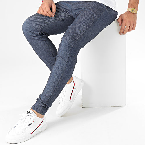Pantalon Chino Bleu Chiné