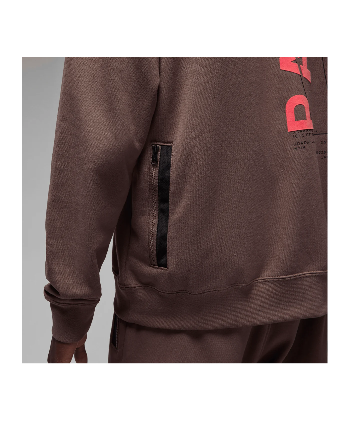 Jordan X PSG Hoody Braun F291