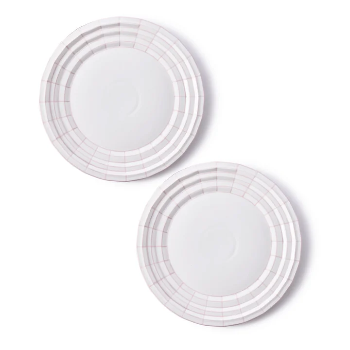 Pols Potten - Digi Teller L, hellrosa (2er-Set)