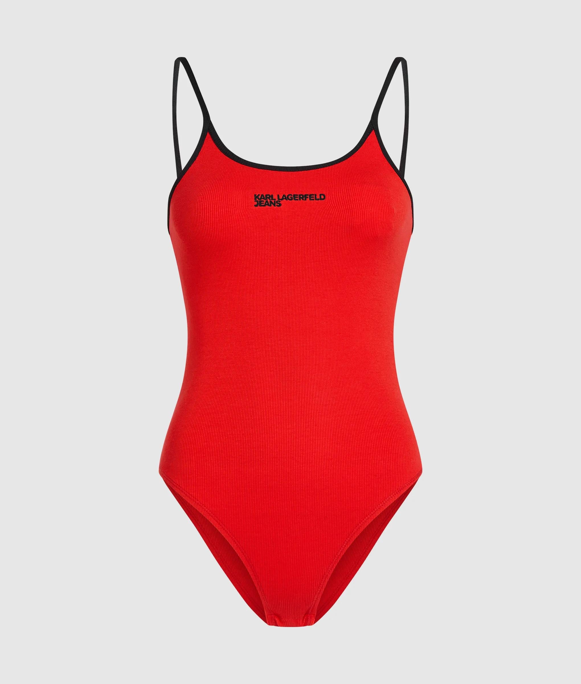 Bodysuit van ribstof
