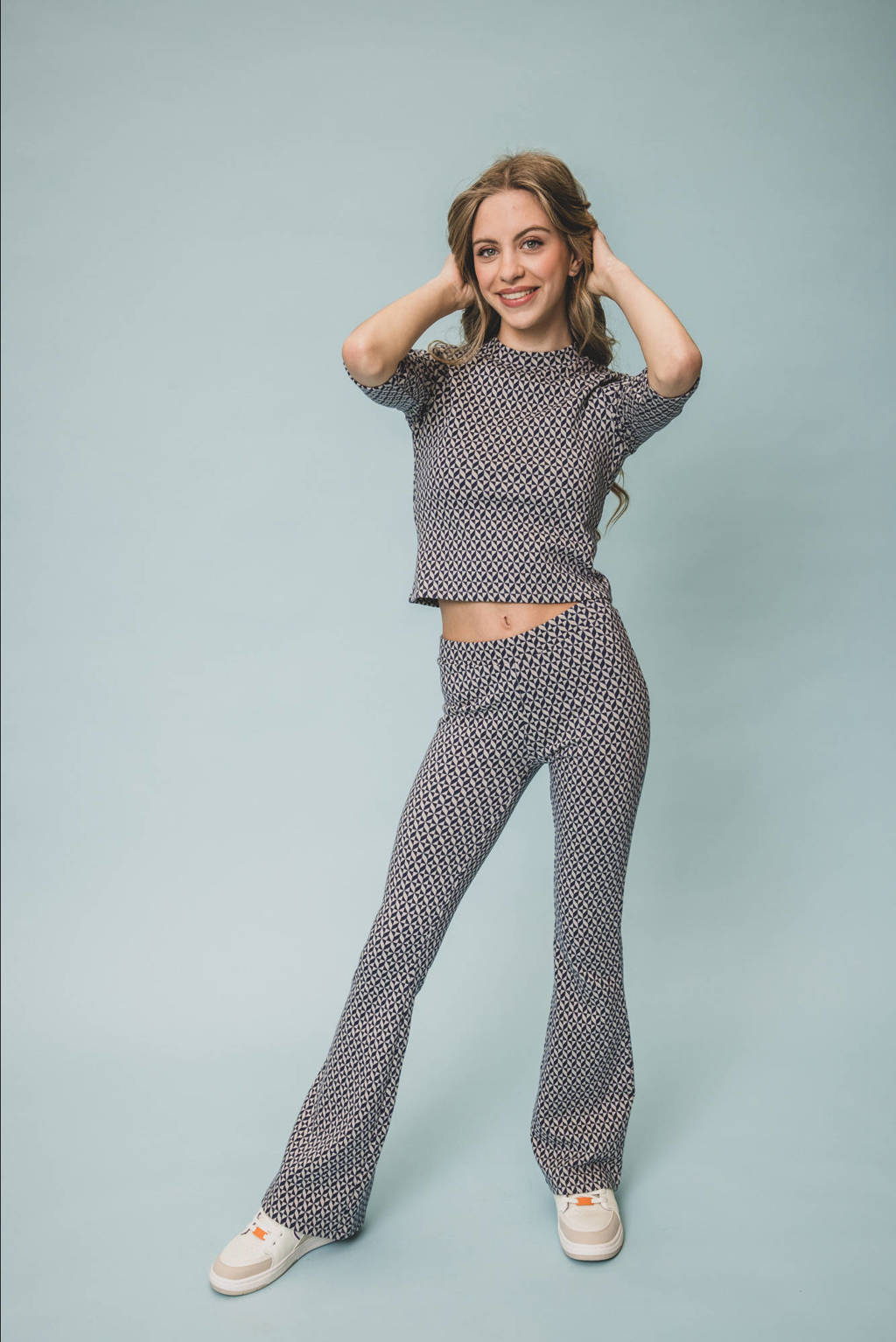 LOOXS flared flared broek blauw