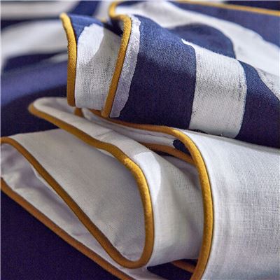 Linge de lit motif géométrique - BECQUET CRÉATION