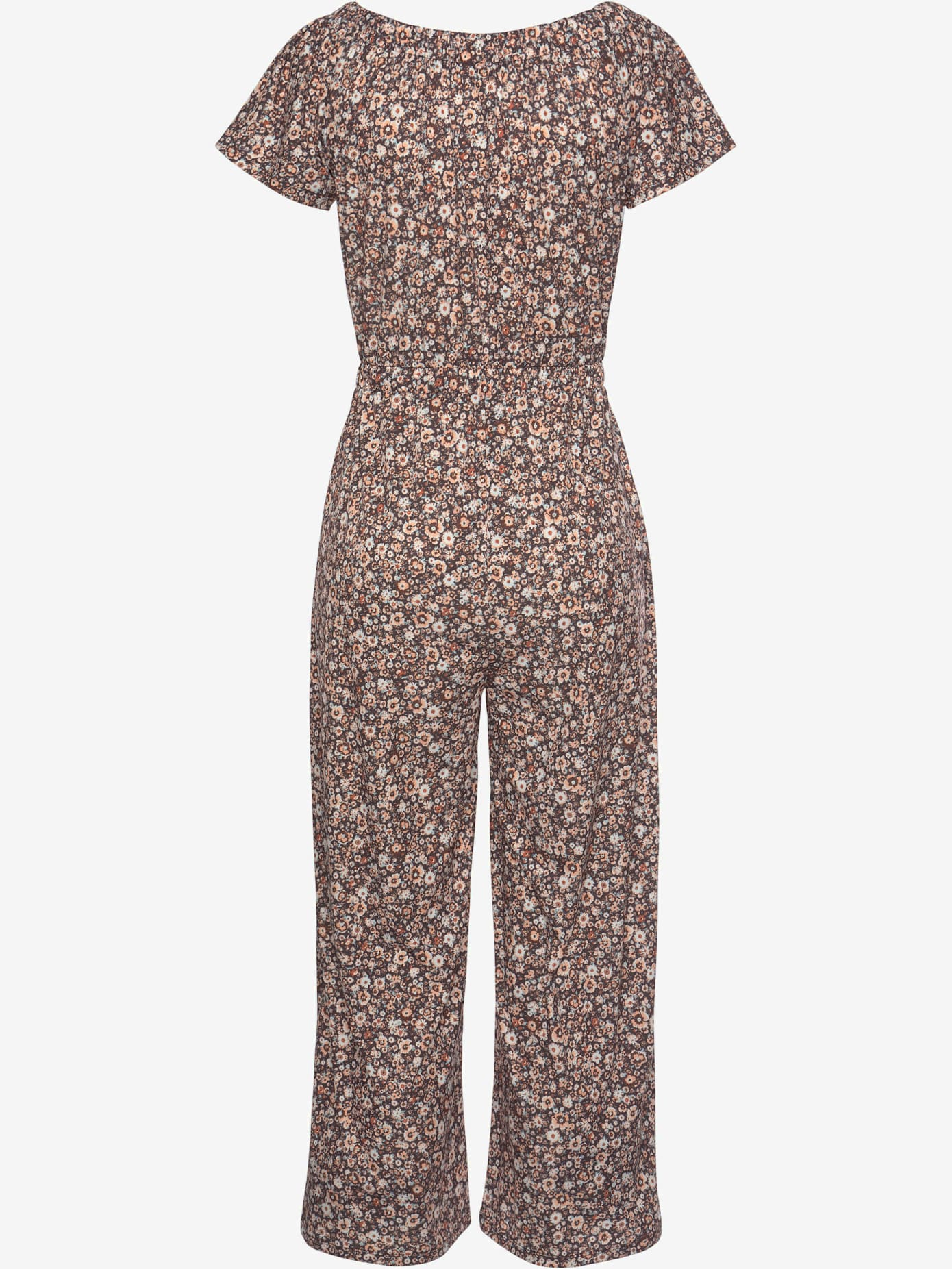 Combinaison jupe-culotte patte de boutonnage devant