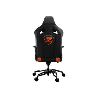 Fauteuil gamer ARMOR Titan Pro - accoudoirs réglables - appui-tête amovible - noir et orange