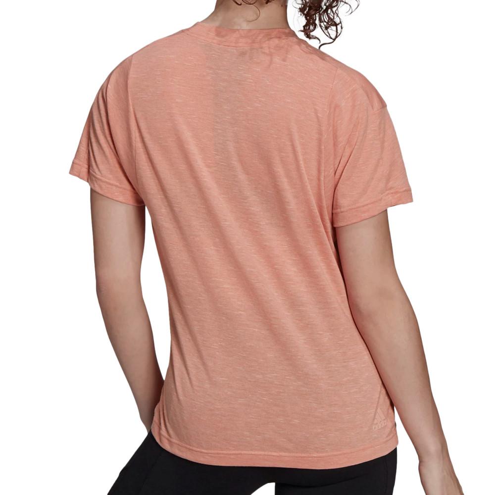 Adidas T-Shirt Saumon Femme Adidas Win 2.0