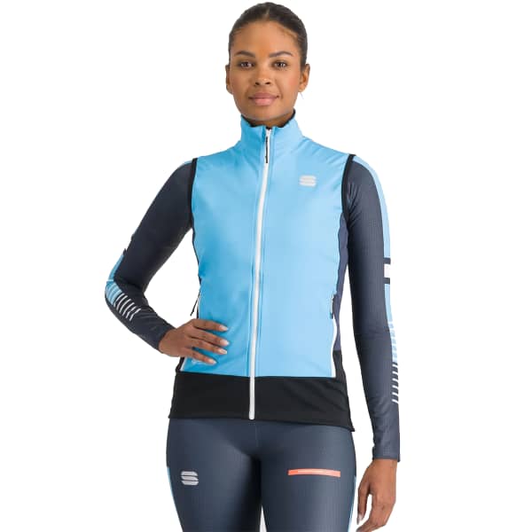 Veste ski de fond SPORTFUL APEX W VEST BLUE AQUARIUS/GALAXY BLUE