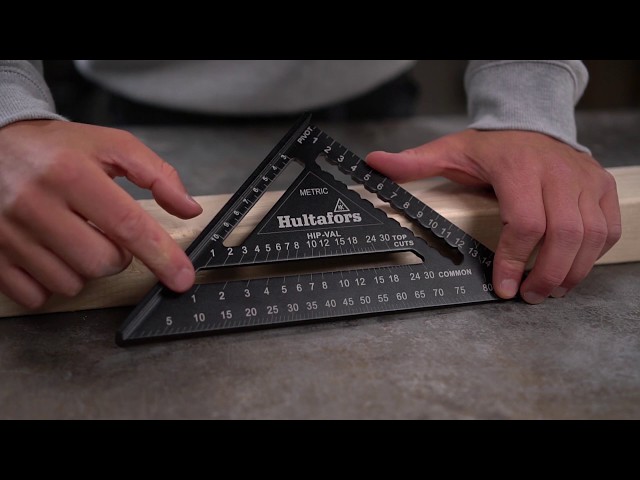 Hultafors MRS Metric Rafter Square - 18 cm