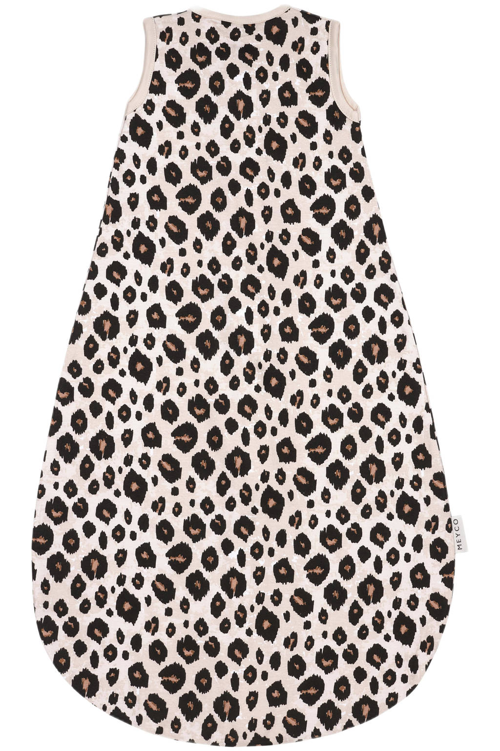 Fijne slaapzak!baby slaapzak Leopard Sand Melange