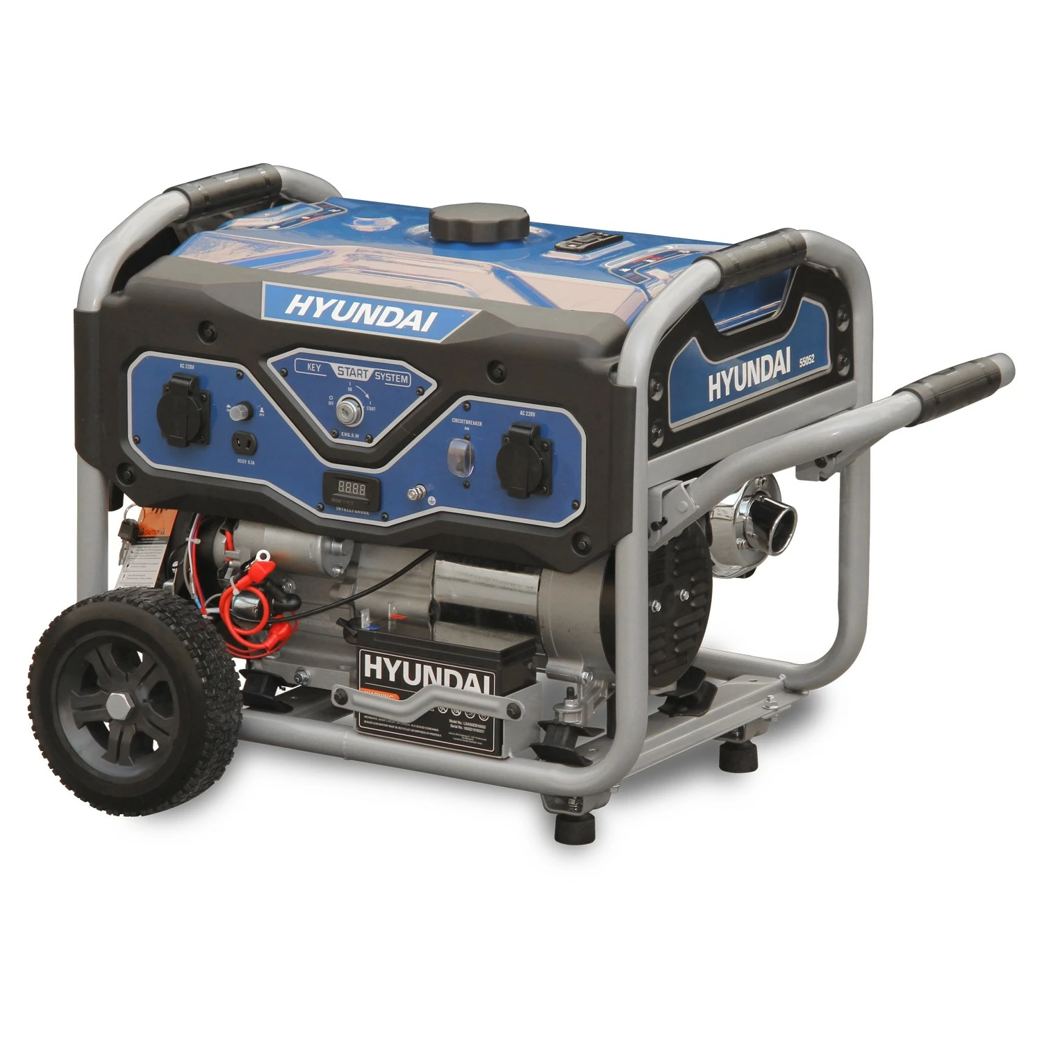 Hyundai 55052 Benzine generator met elektrische start - OHV motor - 3000W