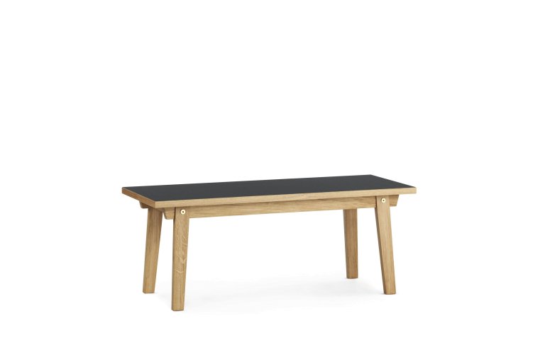 Normann Copenhagen Slice Linoleum salontafel 100x40 creme