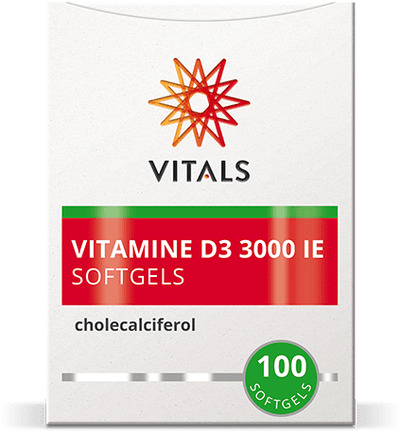 Vitals Vitamine D3 3000IE (100 softgels)
