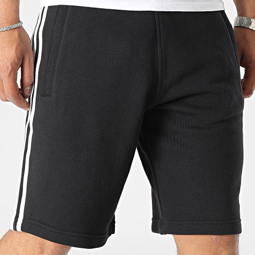Short Jogging A Bandes IA6351 Noir
