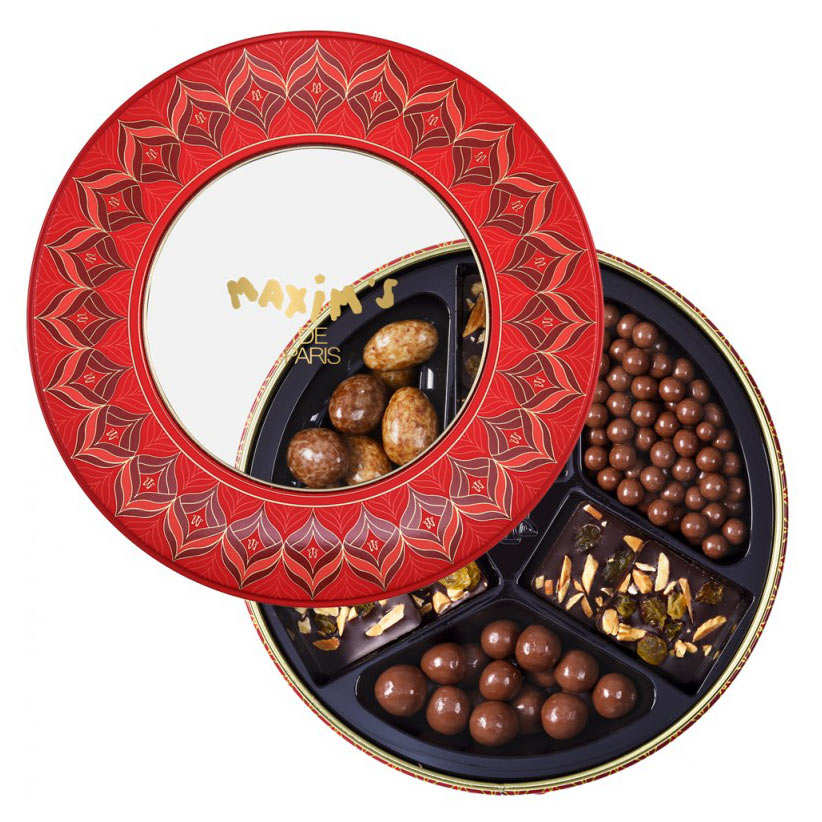 Coffret de chocolats en métal 