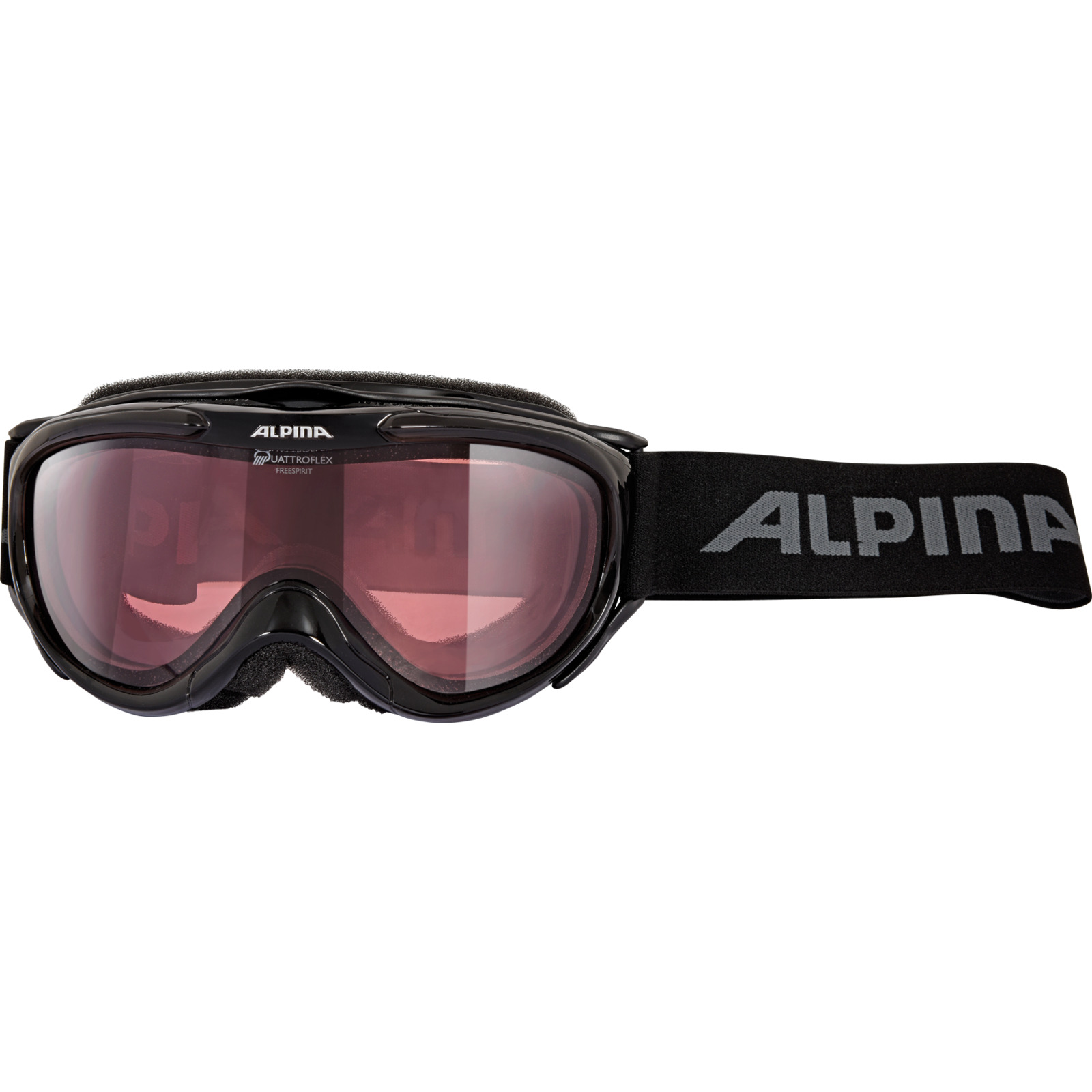 Alpina Skibrille Freespirit schwarz