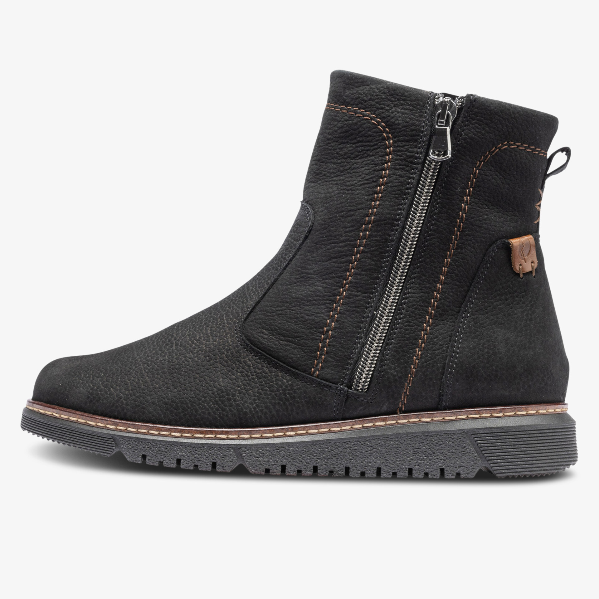 waldläufer Damen Stiefeletten schwarz
