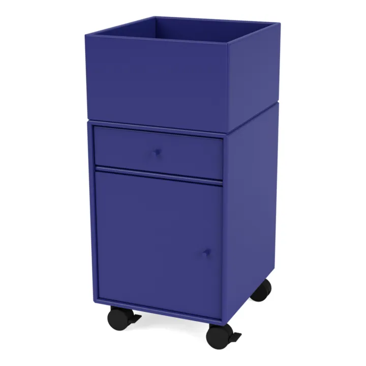 Montana Furniture Meuble de rangement Runner pour bureau | Bleu roi