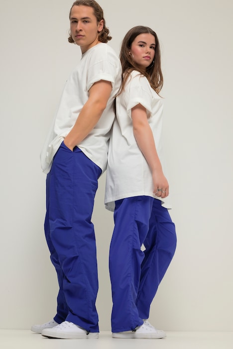 Fliegerhose, Wide Legs, Elastikbund, Unisex