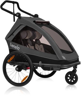 Lionelo Cama Sykkelvogn, Grey Graphite