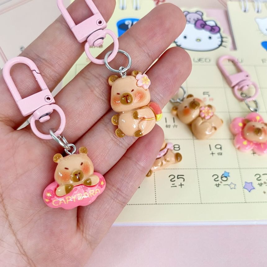 Ignishial - Capybara Alloy Bag Charm Sleutelhanger (Verschillende ontwerpen)