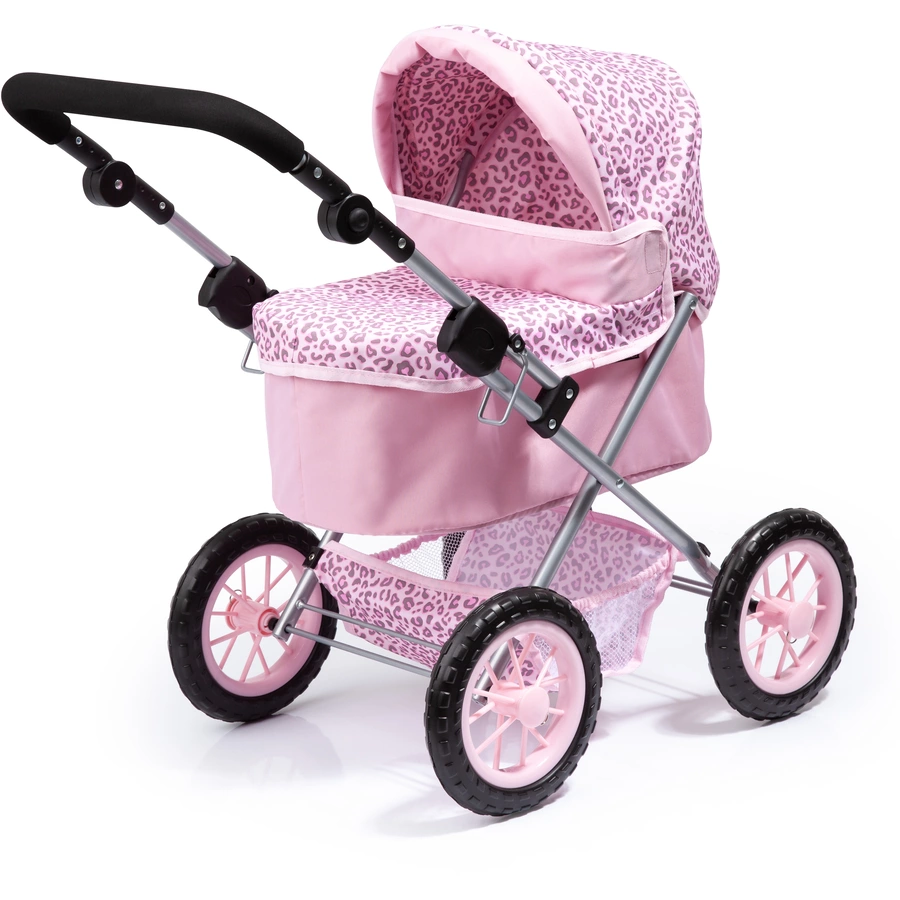 BAYER DESIGN Puppenwagen Trendy, Leopard, rosa