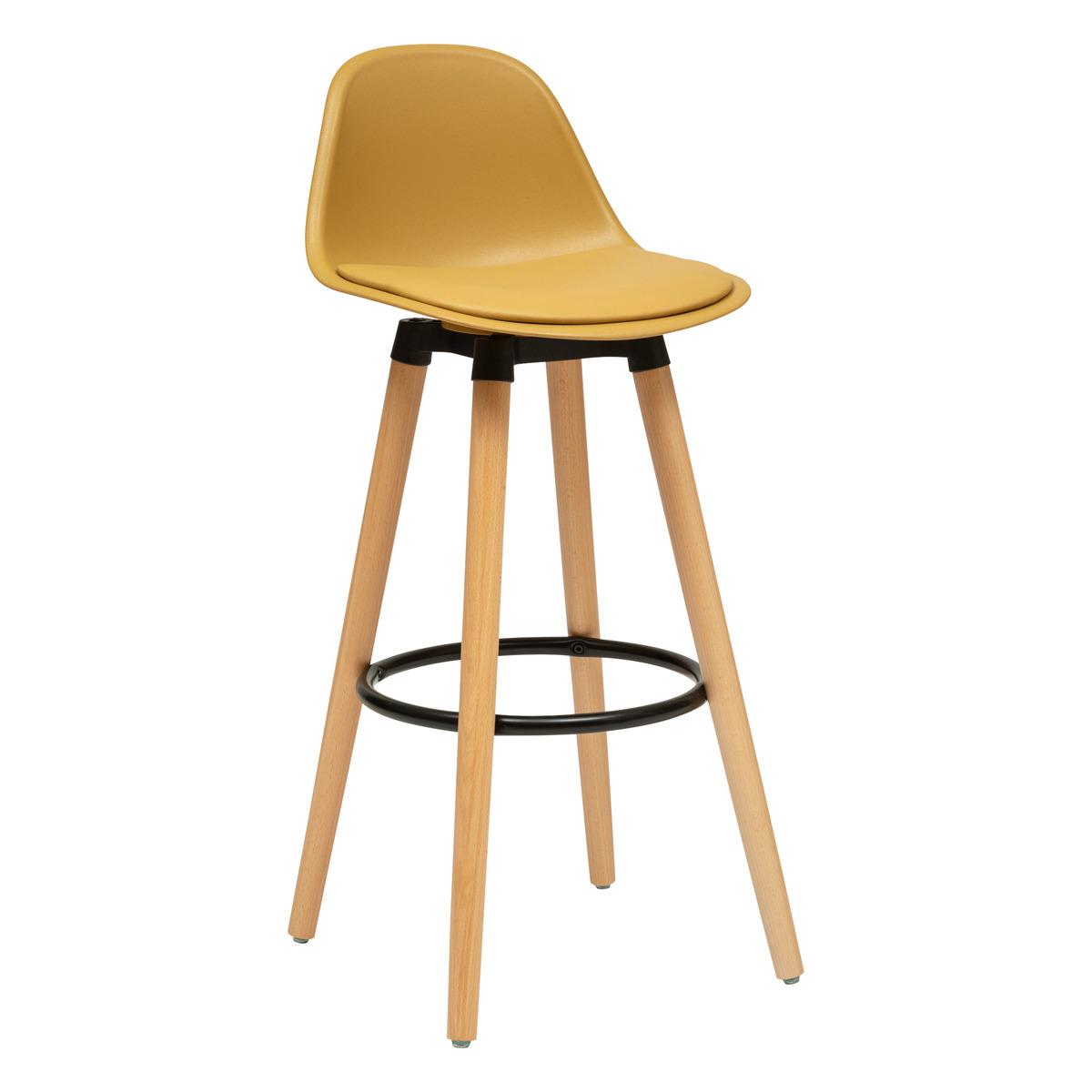 CHAISE DE BAR MAXON OCRE H.92.5CM