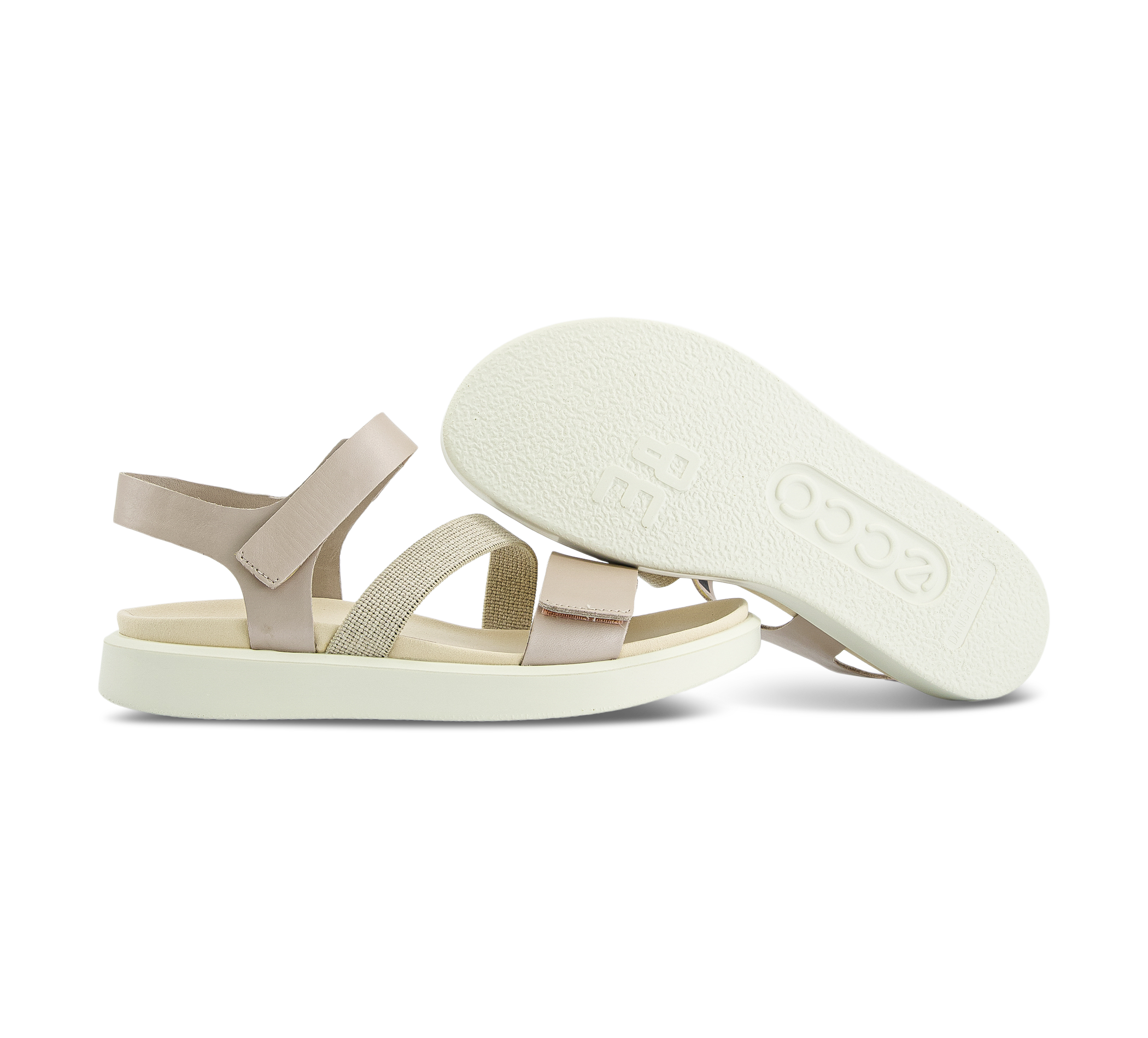 Ecco Flowt - Riemchensandalen beige/taupe