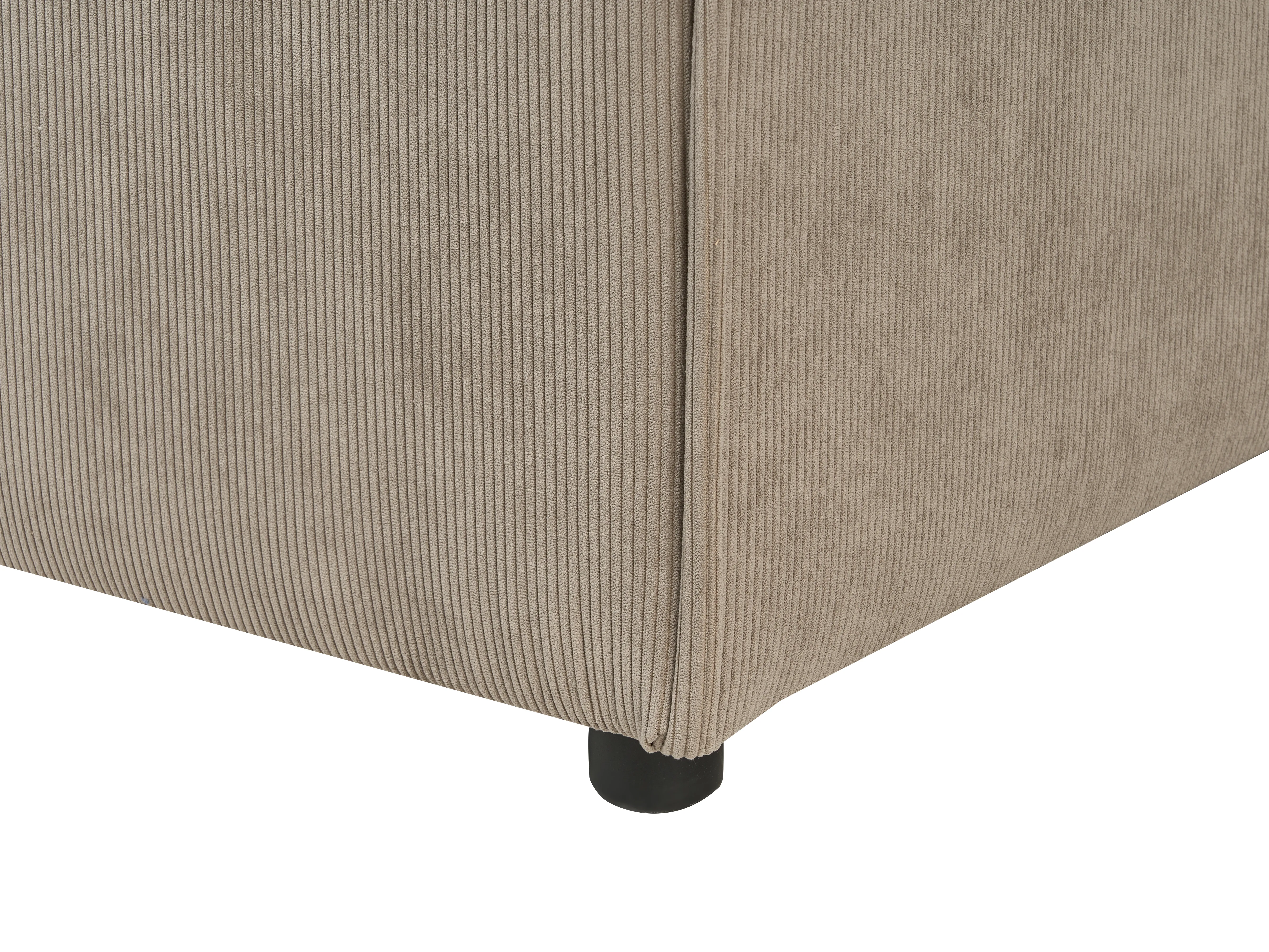 Modulaire hoekbank 4-zits ARDAL Corduroy Lichtbruin rechtszijdig