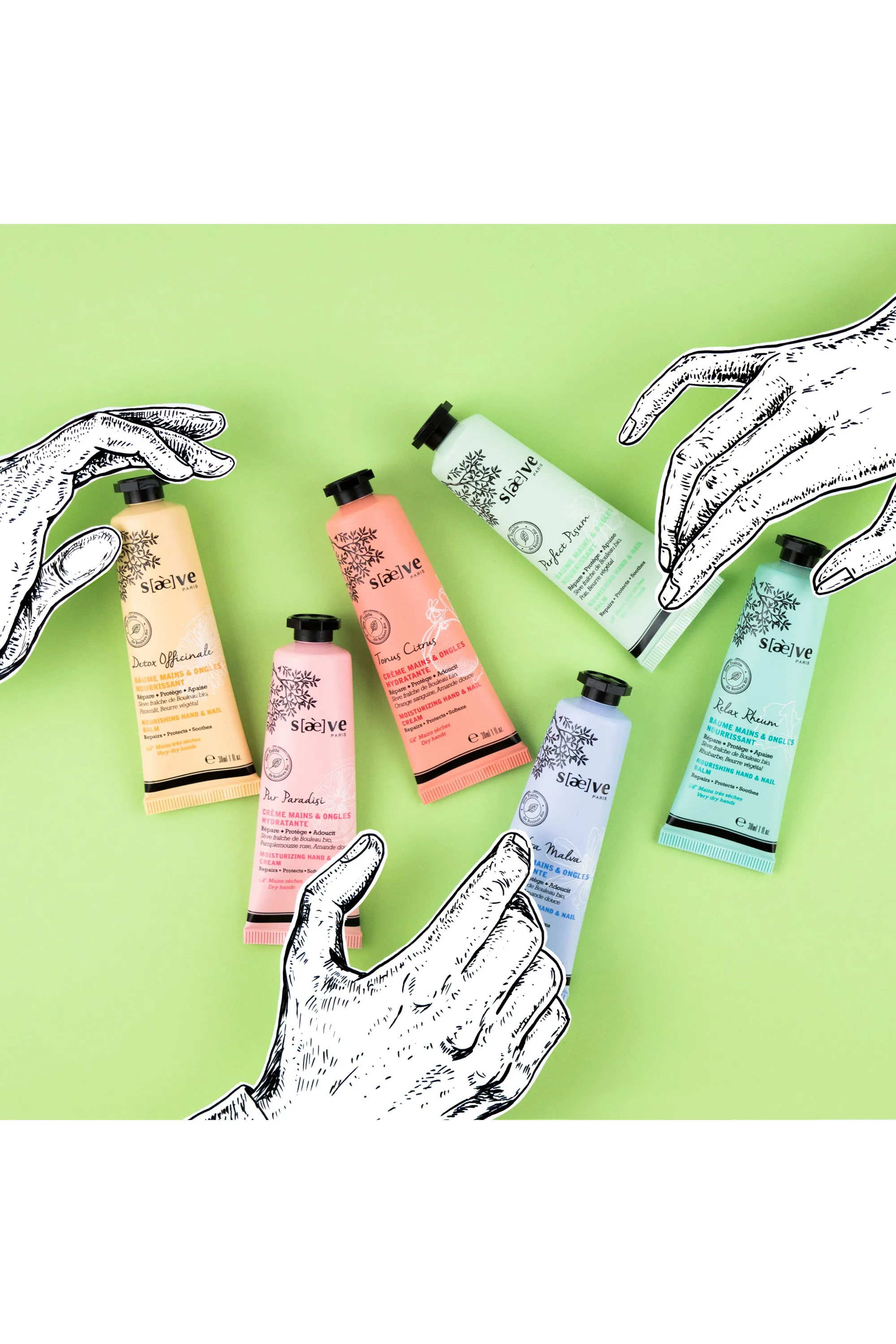 Saeve Crème mains & ongles hydratante Hydra Malva-30 ml