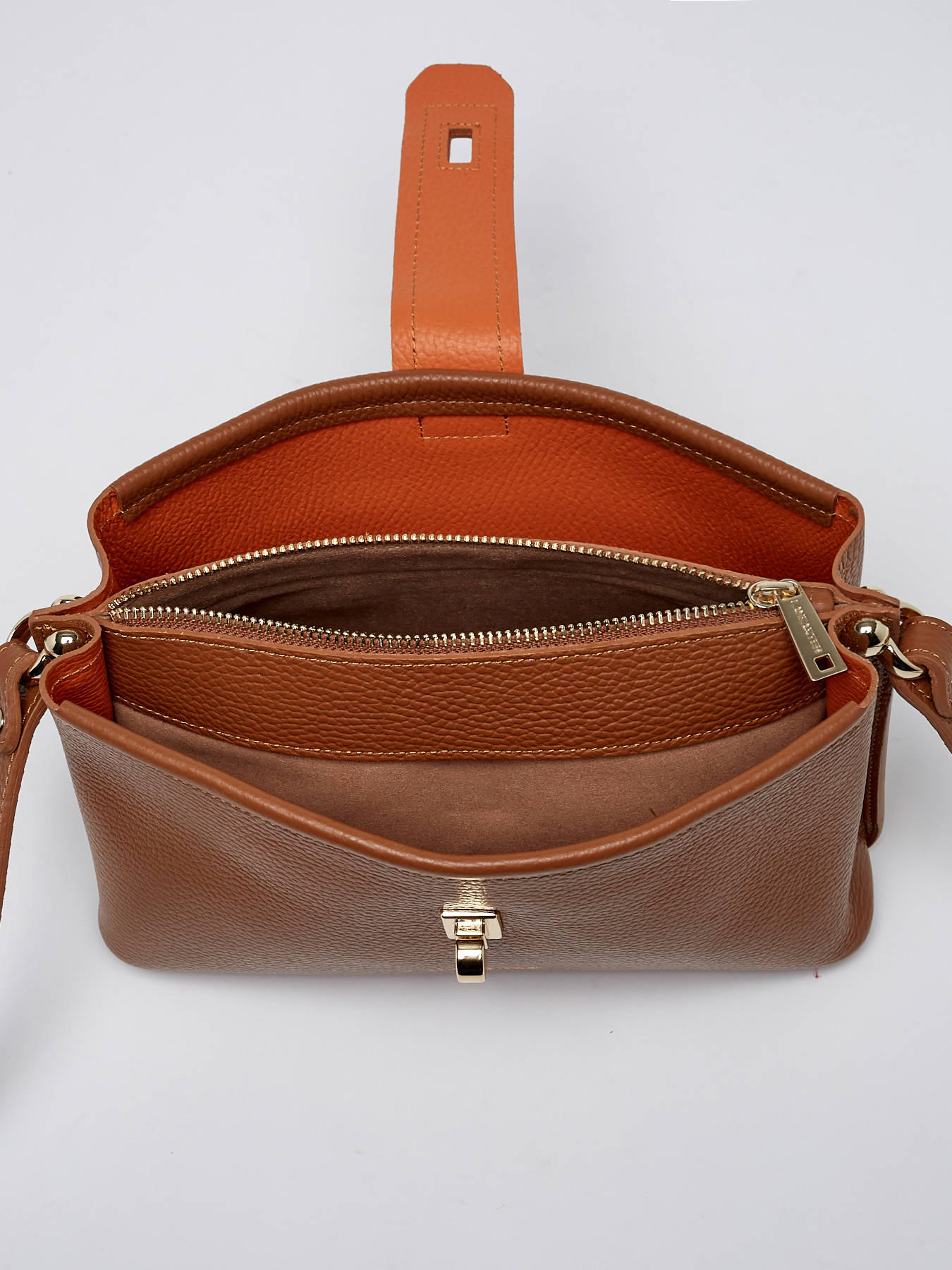 Sac bandoulire Foulonne double cuir LANCASTER