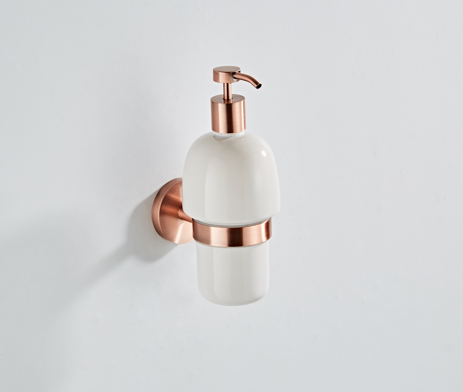 Saniclear Copper zeepdispenser geborsteld koper