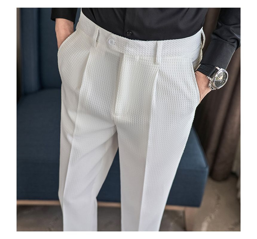 Deepwood - Hoge taille, effen, rechte broek